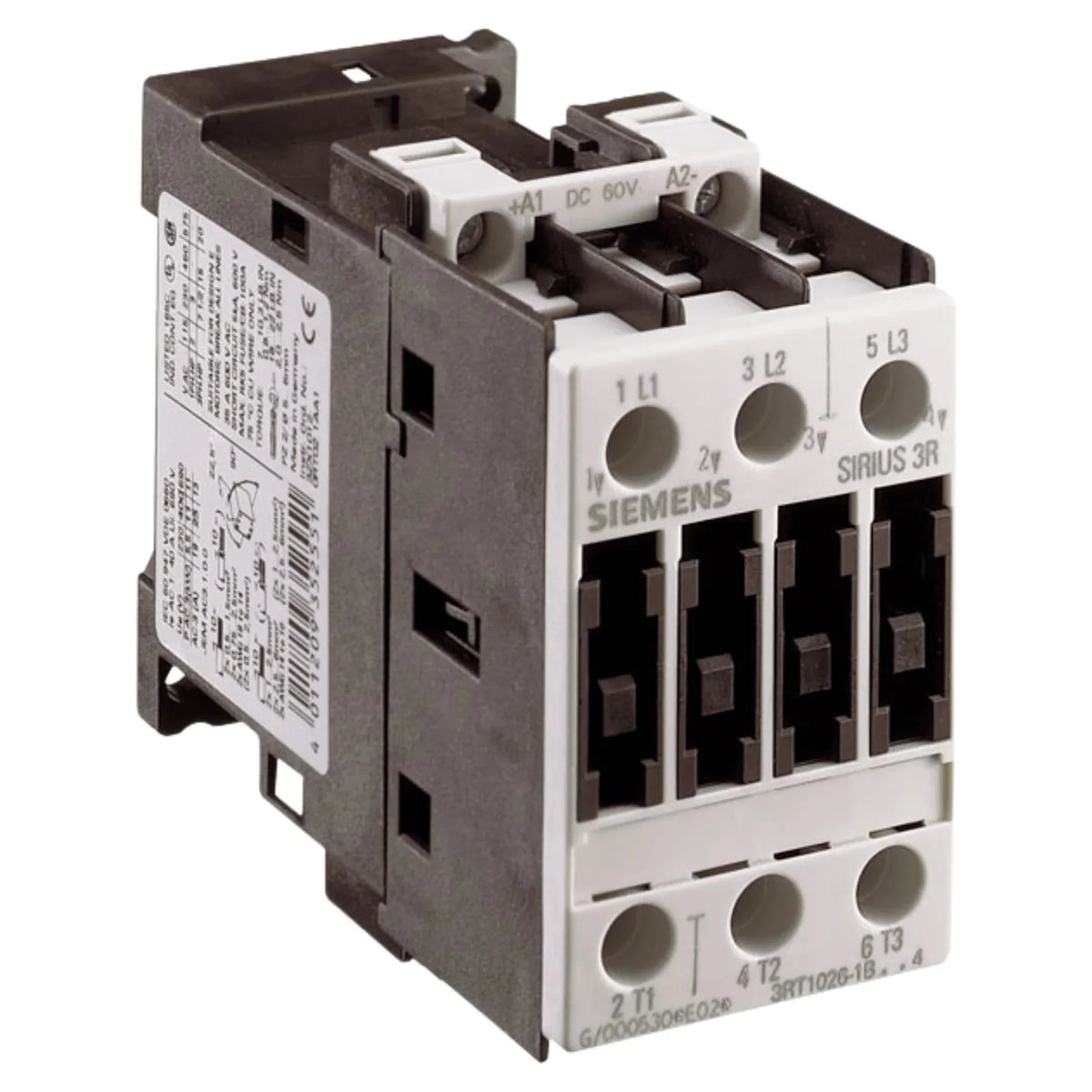 Siemens 3RT1026-1BB40 3-Pole Power Contactor