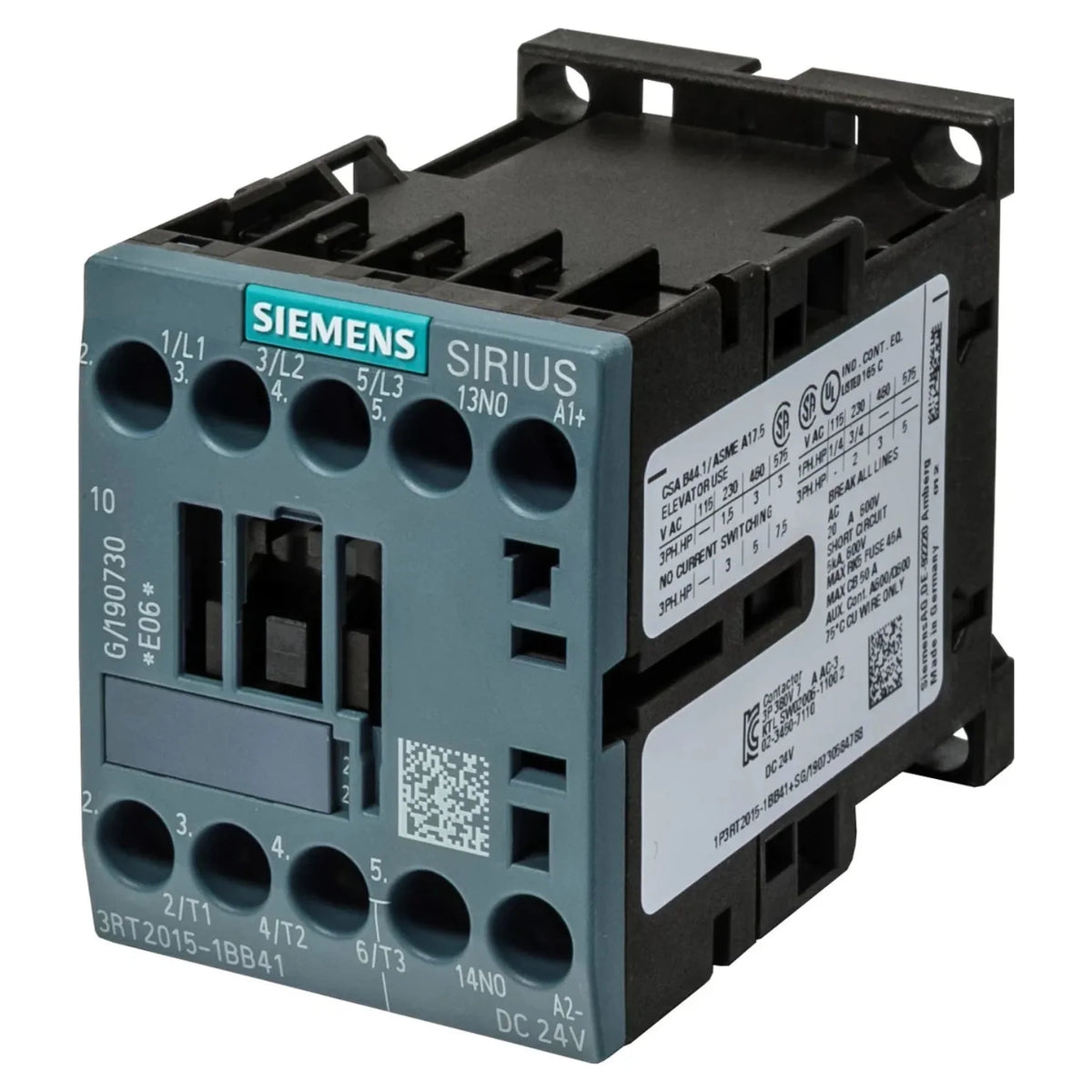 Siemens 3RT2015-1BB41 Contactor