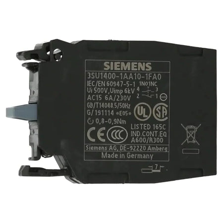 Siemens 3SU1400-1AA10-1FA0 Mushroom Pushbutton